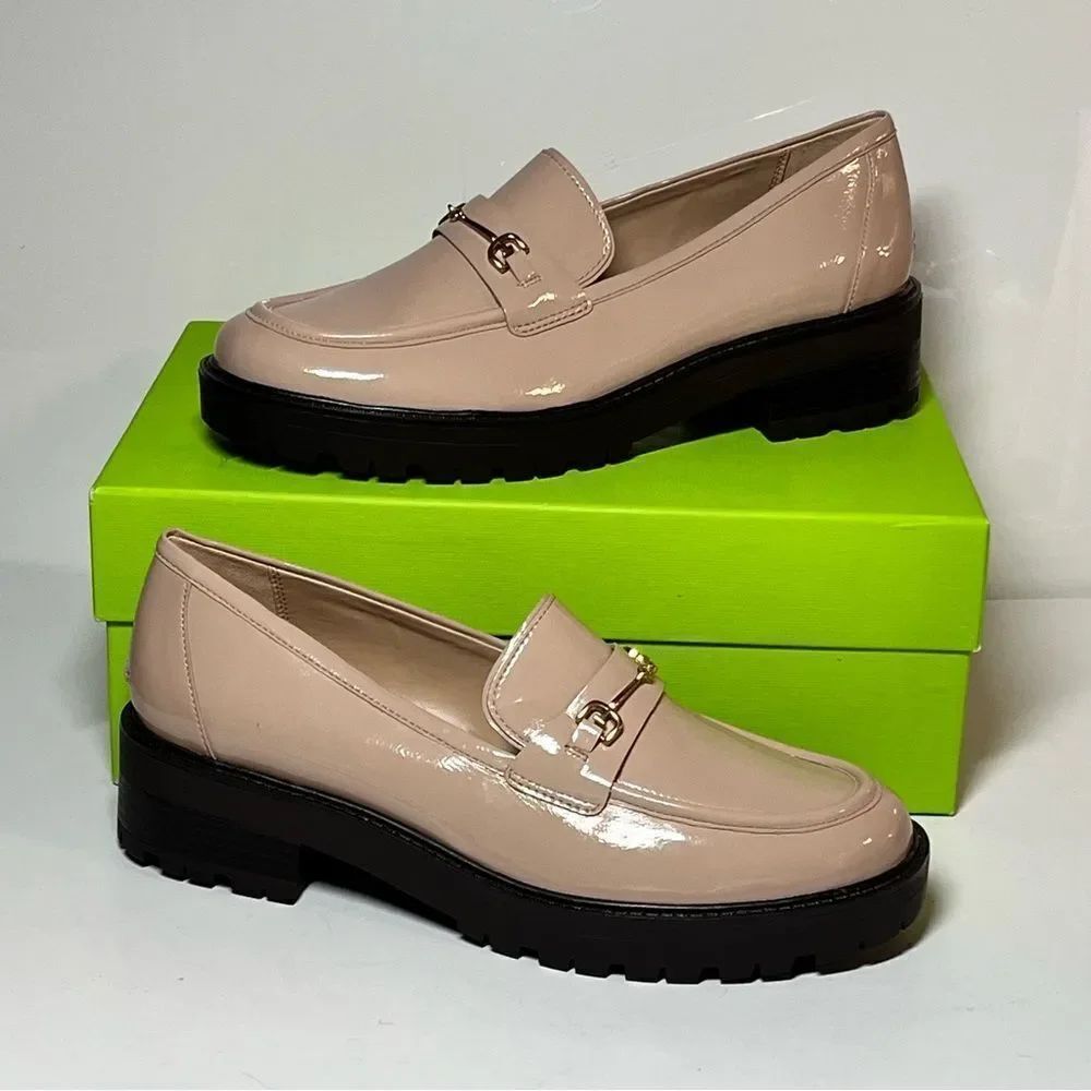 Sam Edelman Tully Chunky Lug Sole Almond Toe Loafers